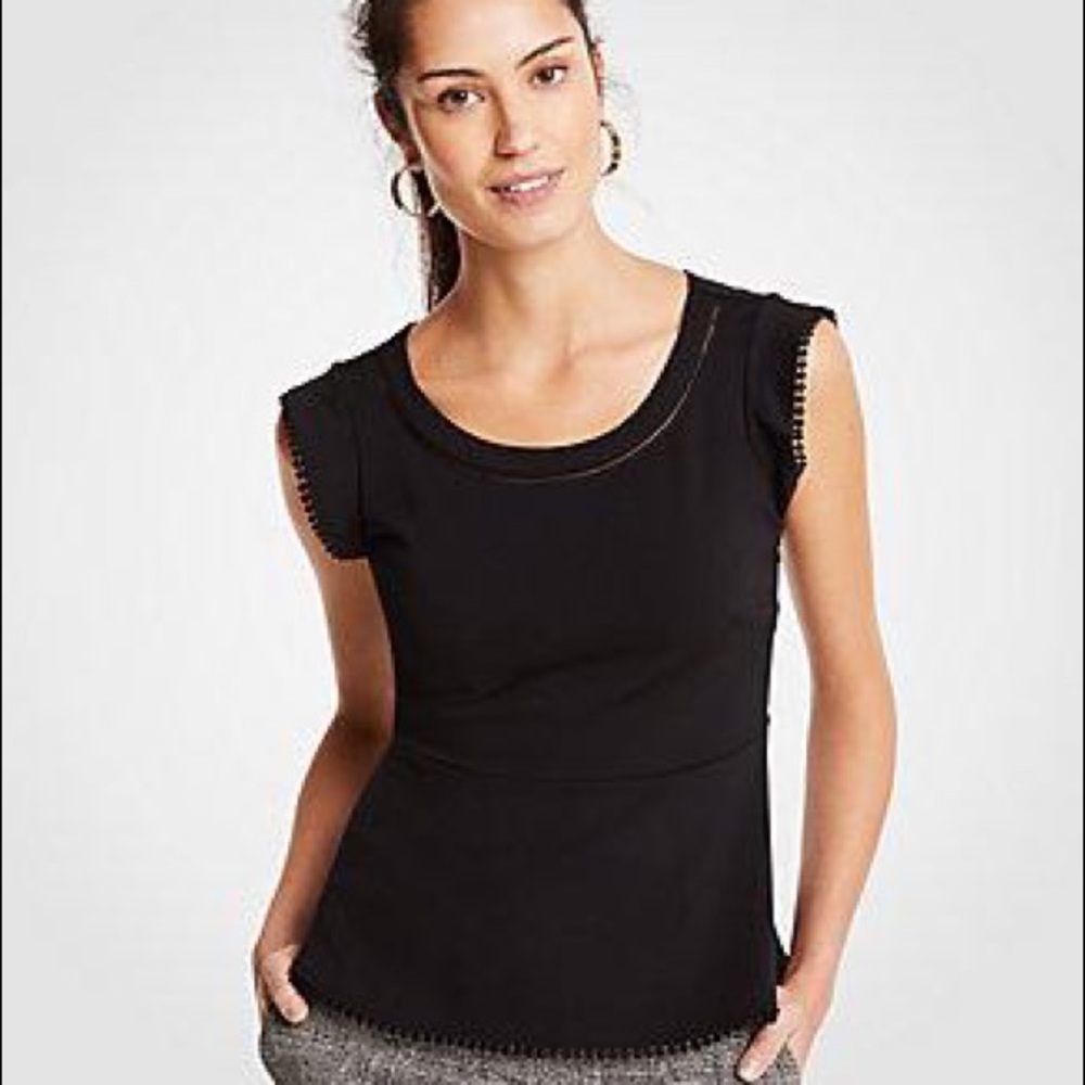 NWT Ann Taylor peplum blouse
